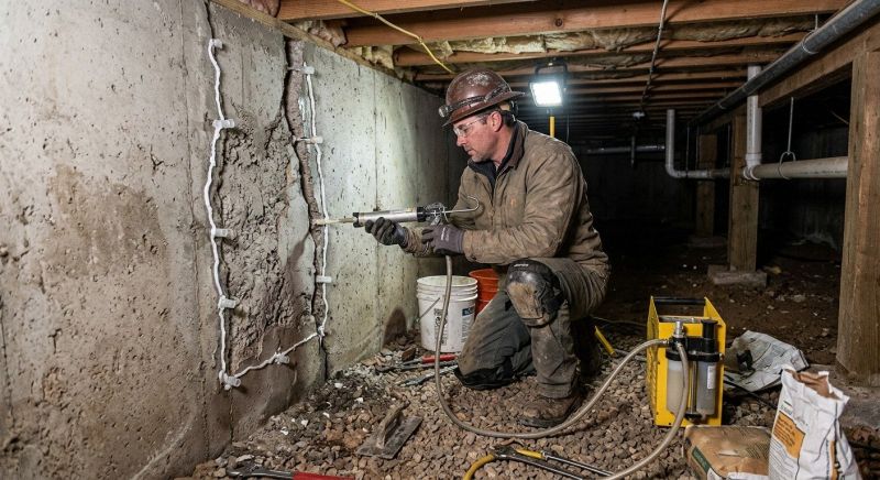Basement Foundation Repair in Acton, MA