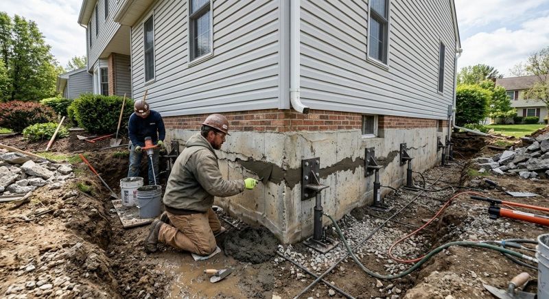 Basement Foundation Repair in Groton, MA