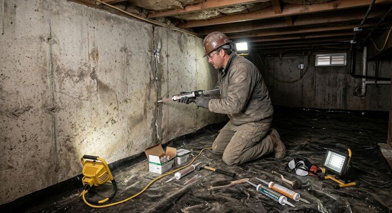 Basement Foundation Repair in Littleton, MA