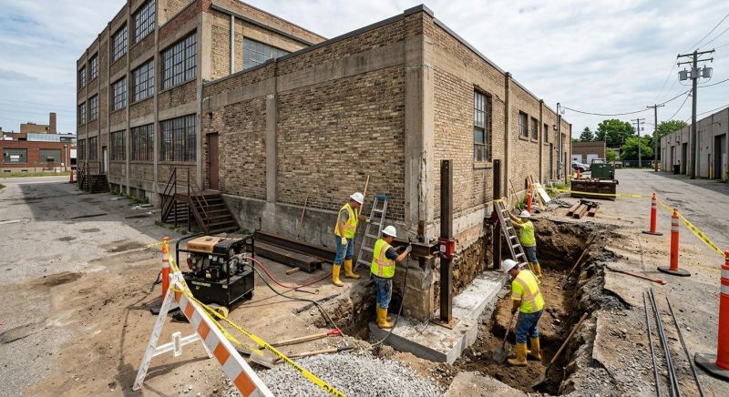 Building Foundation Repair in Jamaica Plain, MA