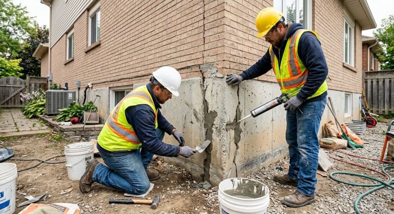 Building Foundation Repair in Stow, MA