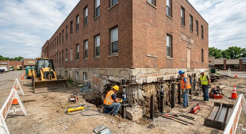 Commercial Foundation Repair in Arlington, MA