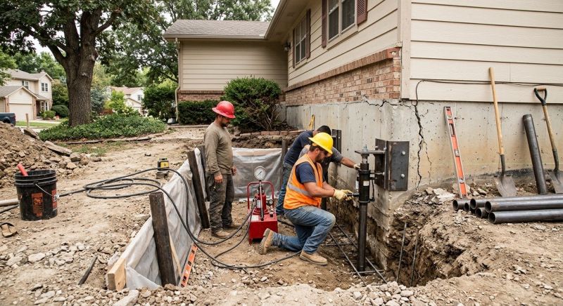 Concrete Foundation Repair in Holbrook, MA