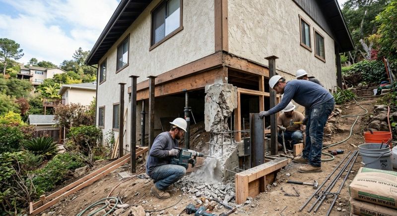 Concrete Foundation Repair in Randolph, MA