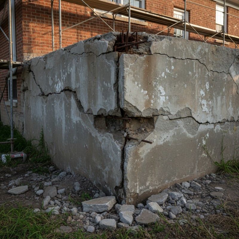 Cracked Foundation Repair in Ipswich, MA