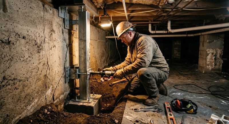Crawlspace Foundation Repair in Cohasset, MA