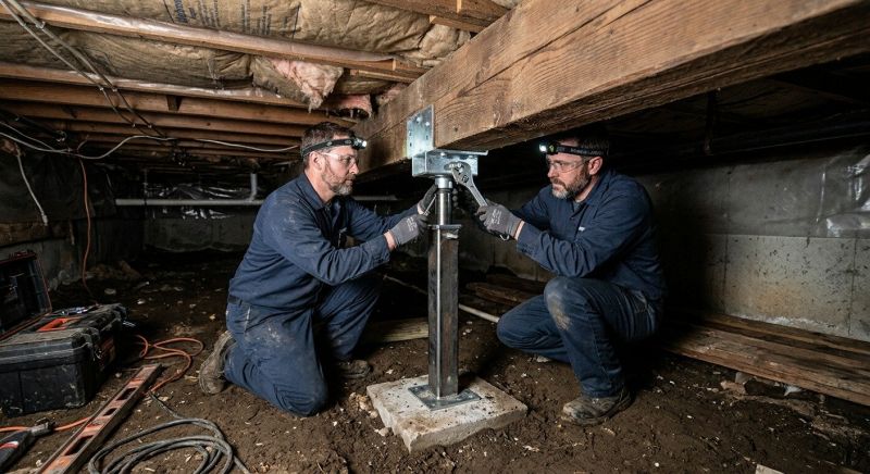 Crawlspace Foundation Repair in Pelham, NH