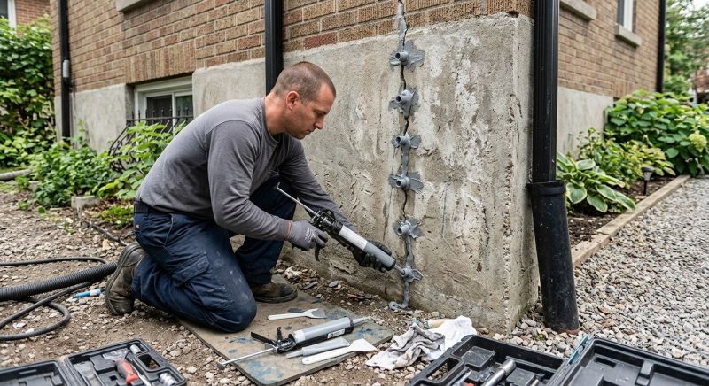 Foundation Crack Repair in Arlington, MA