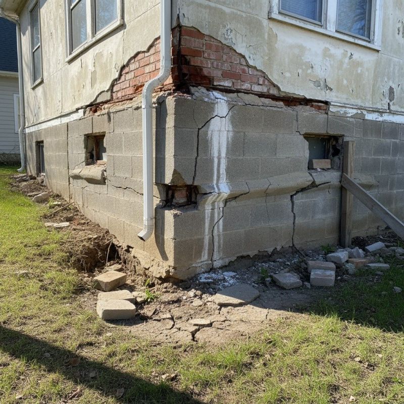 Foundation Crack Repair in North Reading, MA