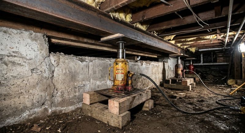 Foundation Jacking in Acton, MA