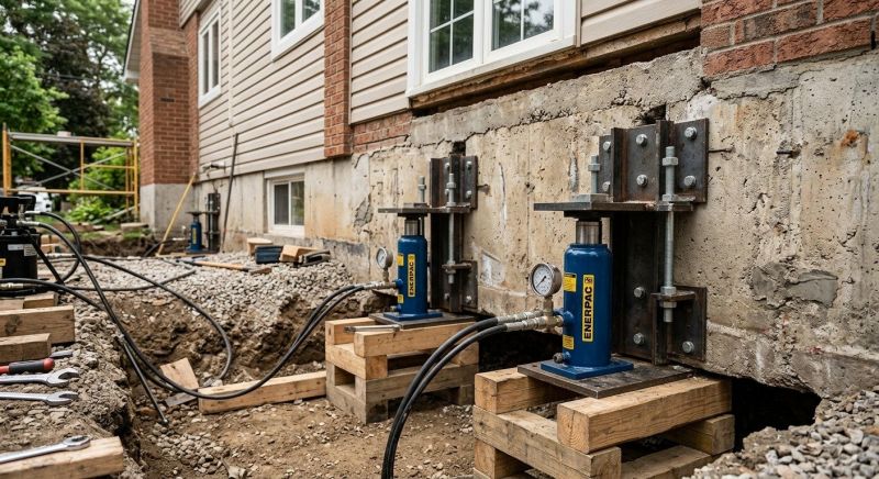 Foundation Jacking in Billerica, MA