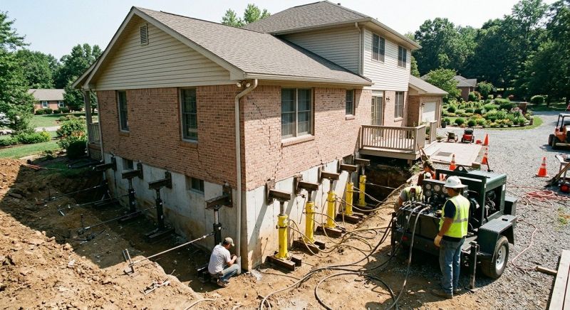 Foundation Jacking in Bolton, MA