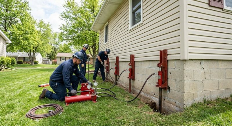 Foundation Jacking in Chestnut Hill, MA