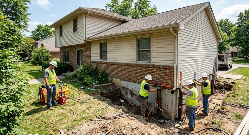 Foundation Jacking in Holbrook, MA