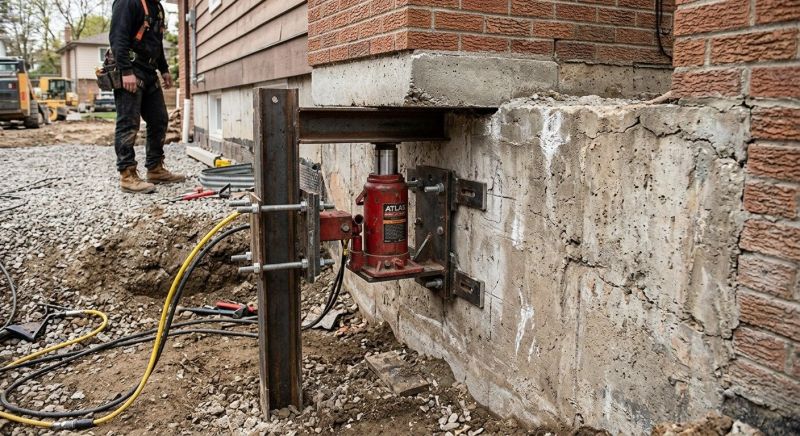 Foundation Jacking in Middleton, MA