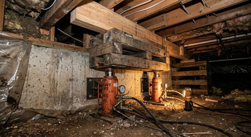 Foundation Jacking in Rockland, MA