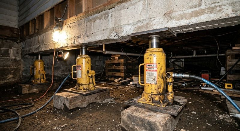 Foundation Jacking in Rowley, MA