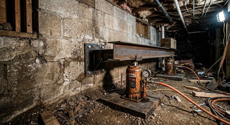 Foundation Jacking in Sherborn, MA