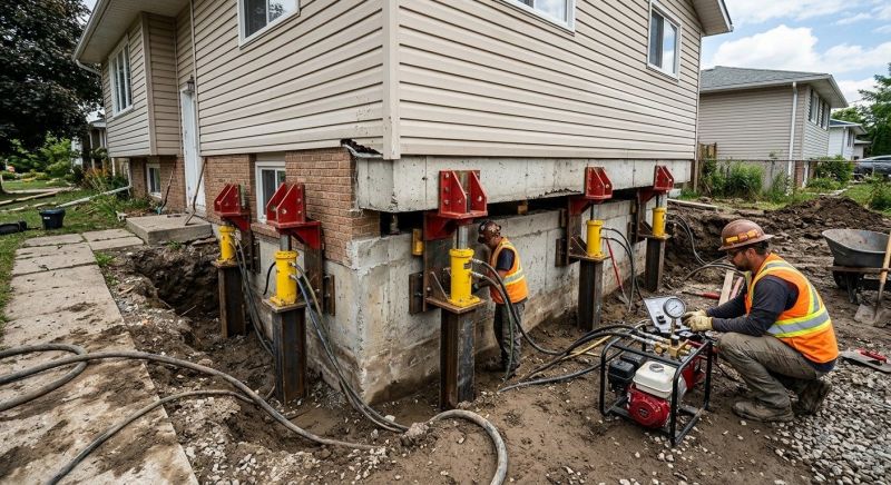 Foundation Lifting in Brighton, MA
