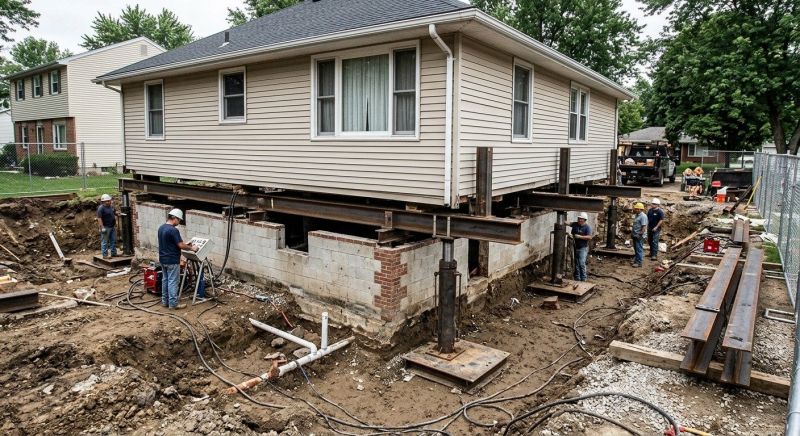Foundation Lifting in East Weymouth, MA