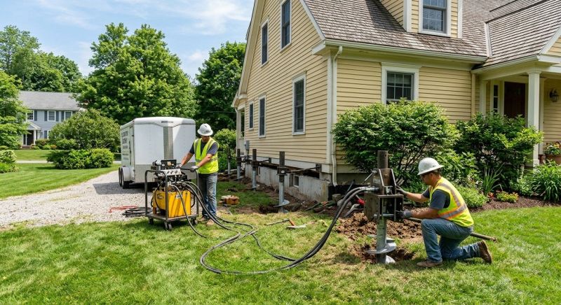 Foundation Lifting in Framingham, MA