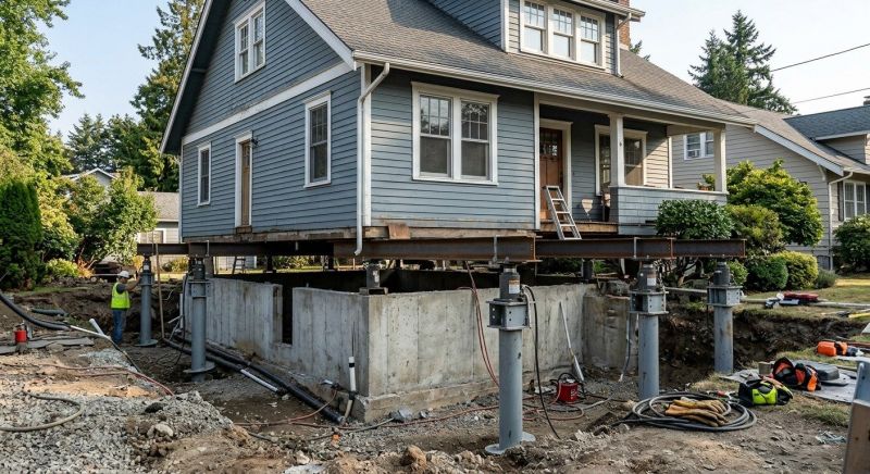 Foundation Raising in Chelmsford, MA