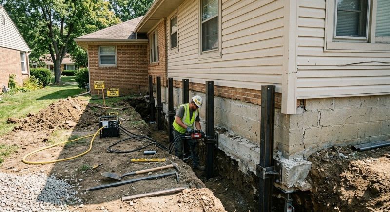 Foundation Renovation in Arlington, MA