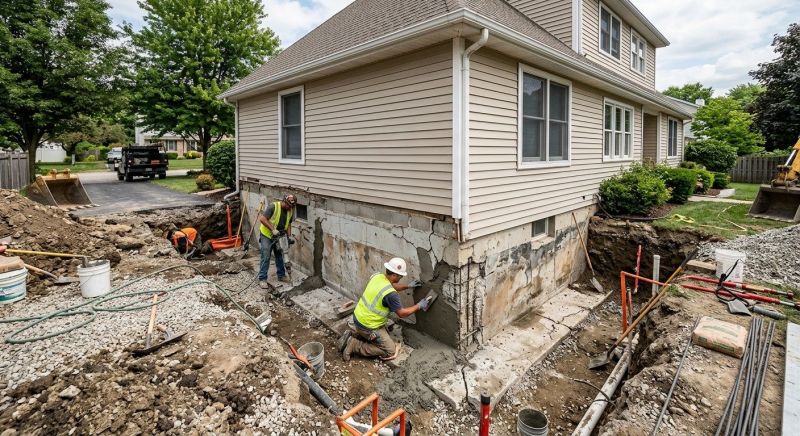 Foundation Restoration in Arlington, MA