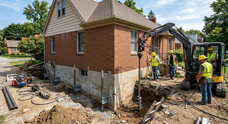 Foundation Stabilizing in Groveland, MA
