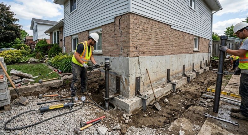 Foundation Stabilizing in Ipswich, MA