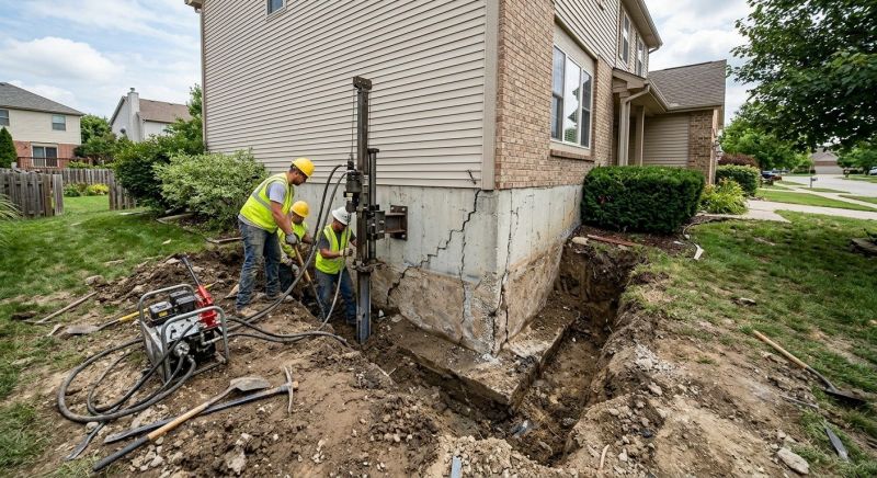 Foundation Stabilizing in Ipswich, MA