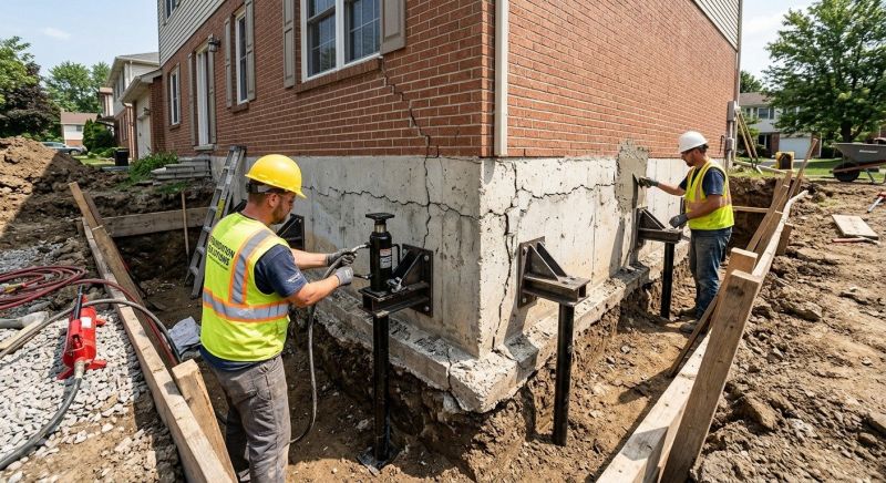Foundation Structural Repair in Andover, MA