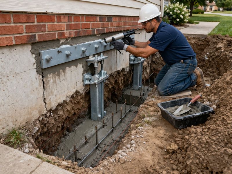 Foundation Structural Repair in Holbrook, MA