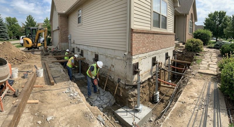 Foundation Underpinning in Arlington, MA