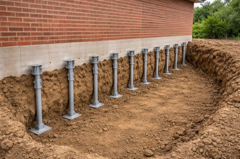 Helical Pile Installation in Arlington, MA