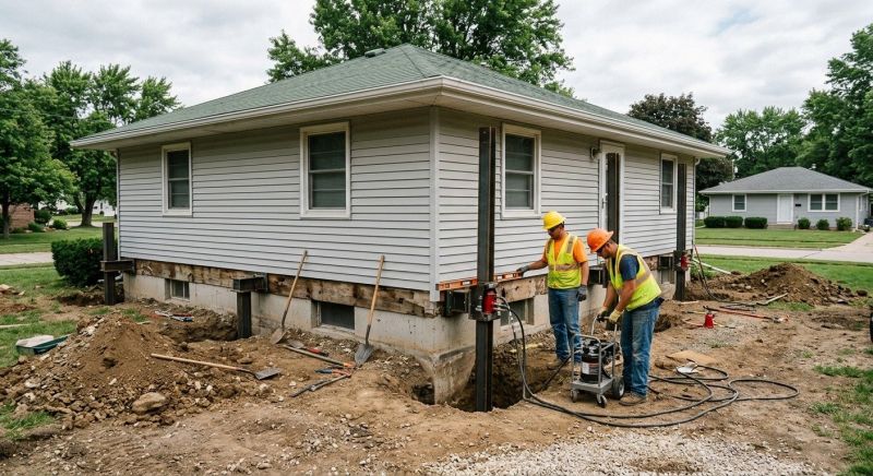 Home Foundation Leveling in Burlington, MA