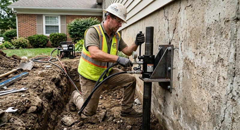 Home Foundation Leveling in Georgetown, MA