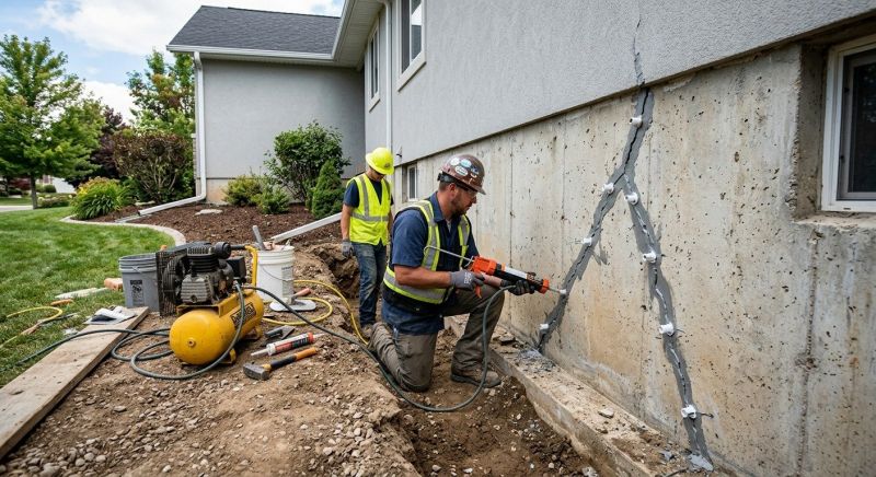 Home Foundation Repair in Avon, MA