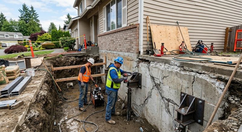 Home Foundation Repair in Billerica, MA