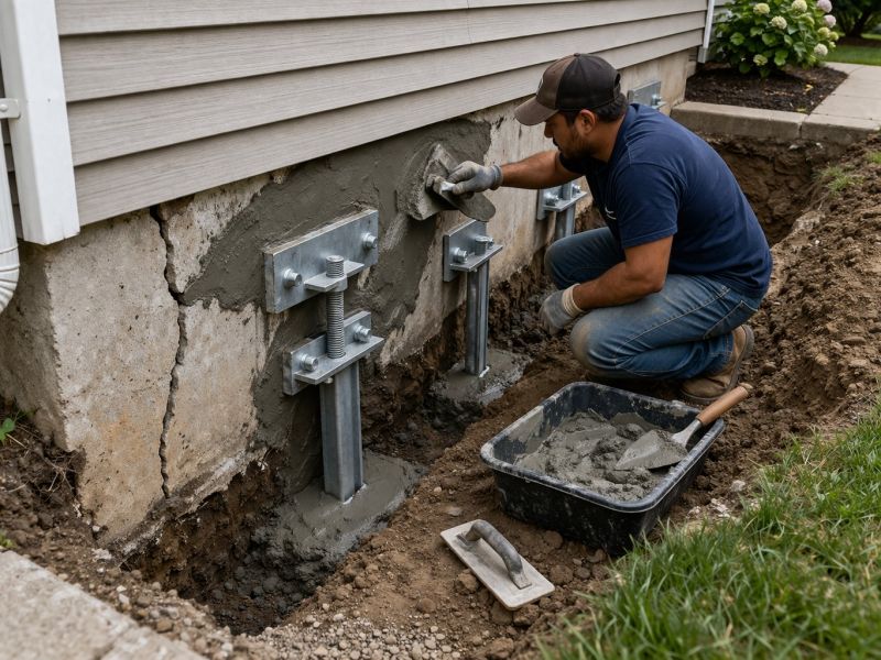 Home Foundation Repair in Hull, MA