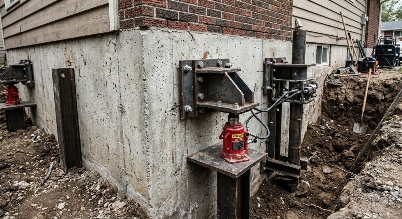 House Foundation Leveling in Arlington, MA