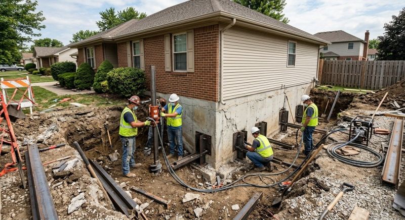 House Foundation Repair in Boston, MA