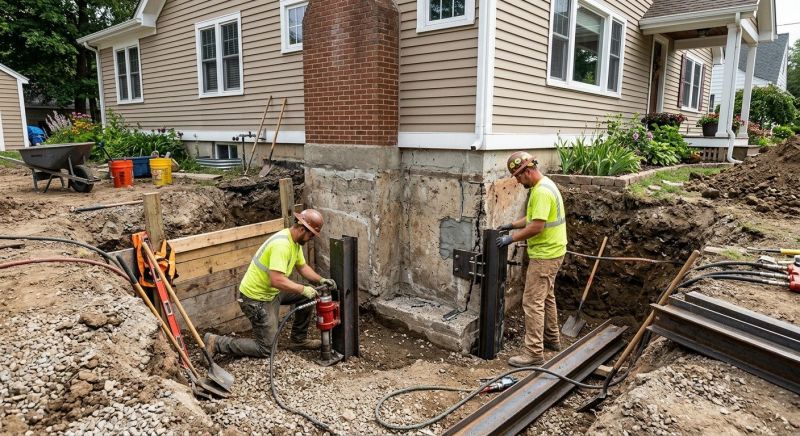 House Foundation Repair in Carlisle, MA