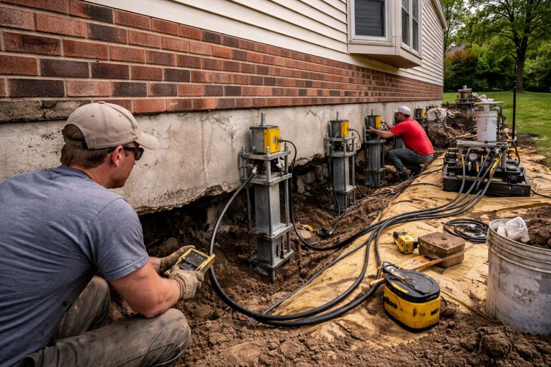 Settling Foundation Service in Lexington, MA