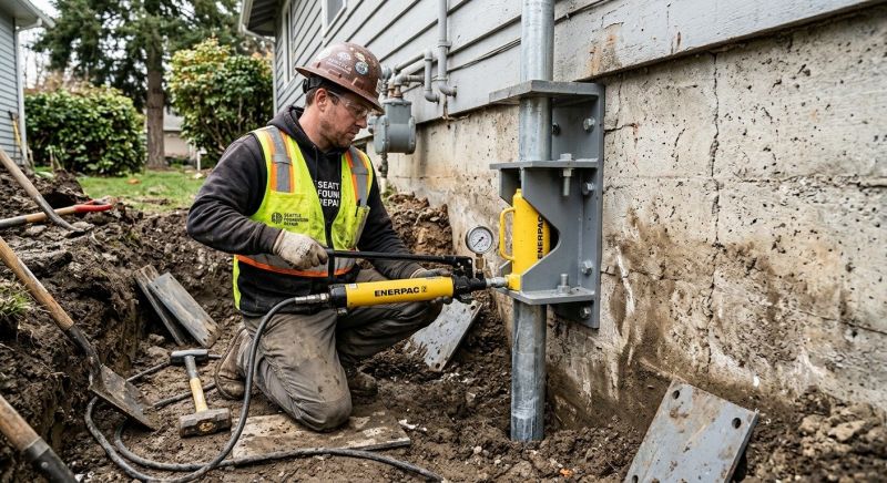 Settling Foundation Service in Newton Center, MA