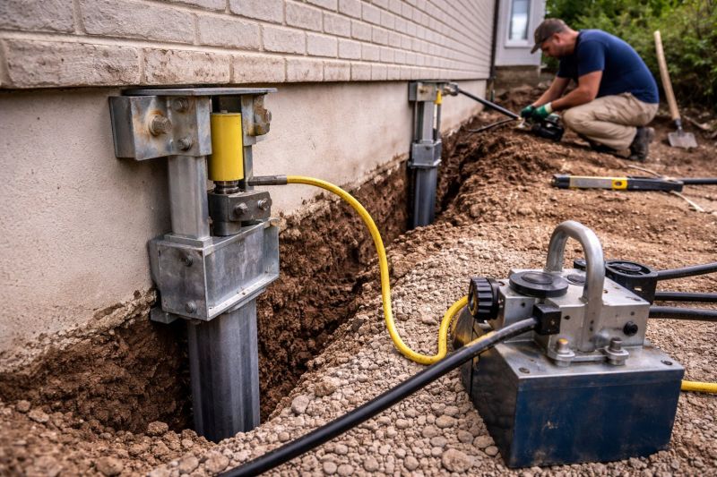 Sinking Foundation Repair in Ayer, MA