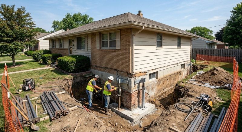 Structural Foundation Repair in Charlestown, MA
