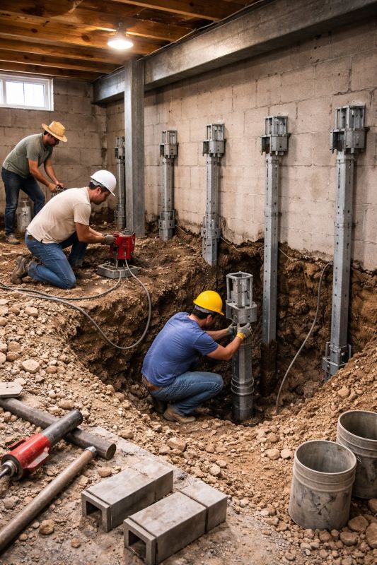 Structural Underpinning in Arlington, MA
