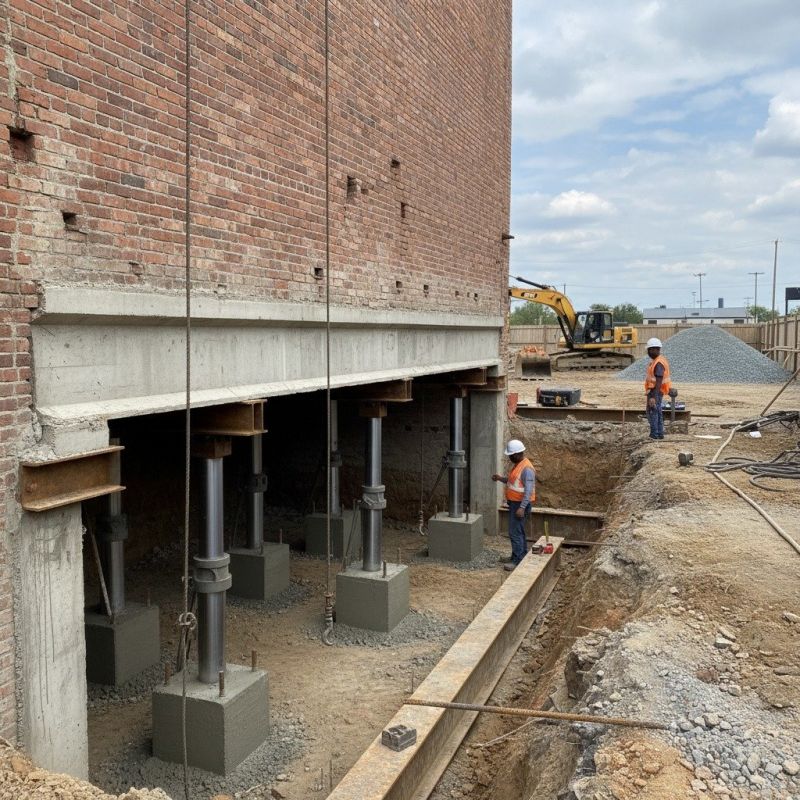 Structural Underpinning in Arlington, MA