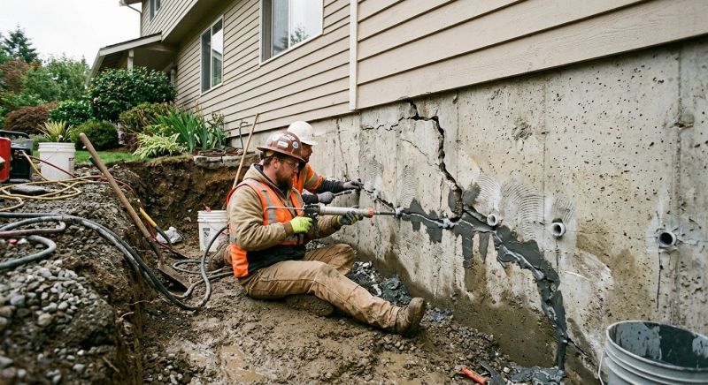 Basement Foundation Repair in Littleton, MA